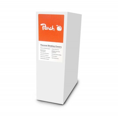 Peach thermobinder dekblad, voor 60 vel (A4, 80 gsm), 100-pack - PBT406-05