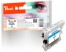 312995 - Peach XL inkoustová cartridge azurová (cyan) s cipem, kompatibilní s Brother LC-970C, LC-1000C
